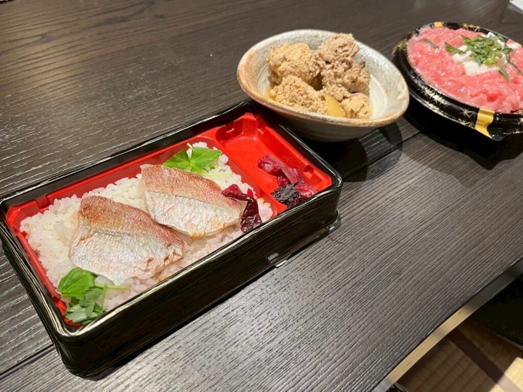 近江町市場で買った晩ごはん
